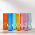 Accept Customized Color Design Tall Glass Vases In Bulk Vase  Recycle Glass Glass Flower Vase